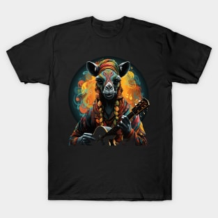 Okapi Playing Guitar T-Shirt